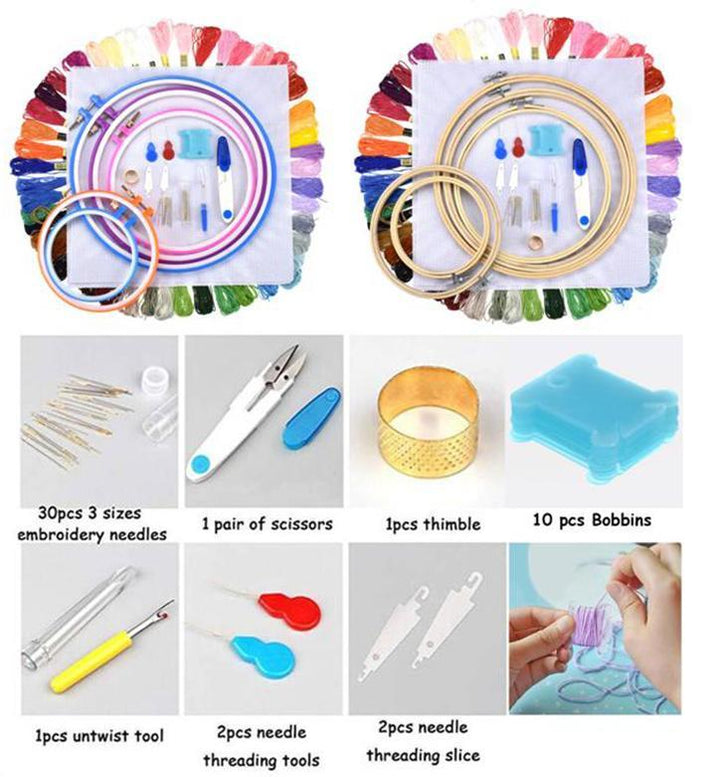 Child's hands using the Magic Embroidery Pen, showing how easy and fun this DIY crafting hobby is