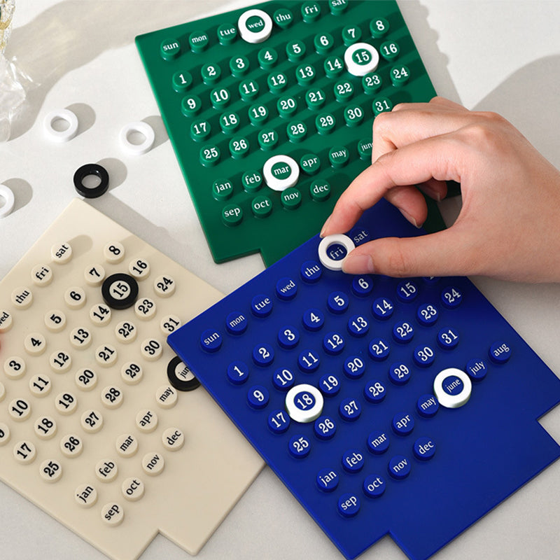 DIY perpetual desk calendar, a fun and functional craft kit for unique office decor
