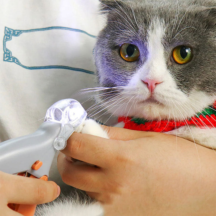 Dog nail clippers with quick sensor for safe, easy pet grooming and paw care.