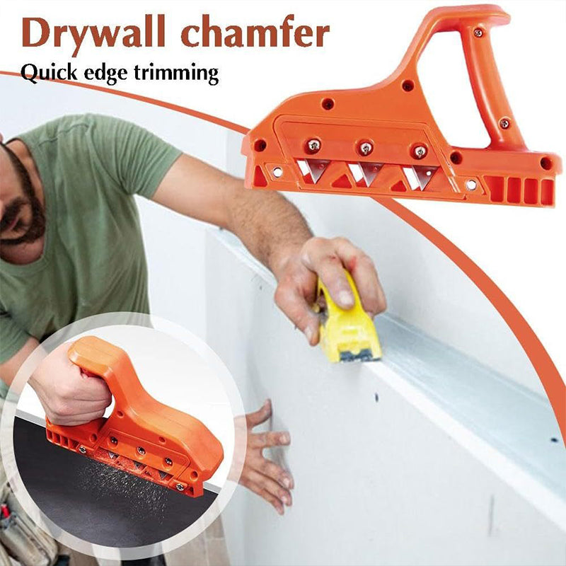 Ergonomic Drywall Chamfer Hand Planing Tool with comfortable grip for woodworking and construction