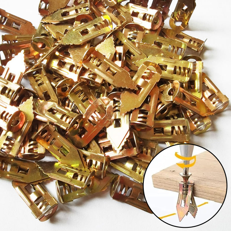 Heavy-duty drywall anchors for secure mounting, carbon steel construction, essential DIY tools