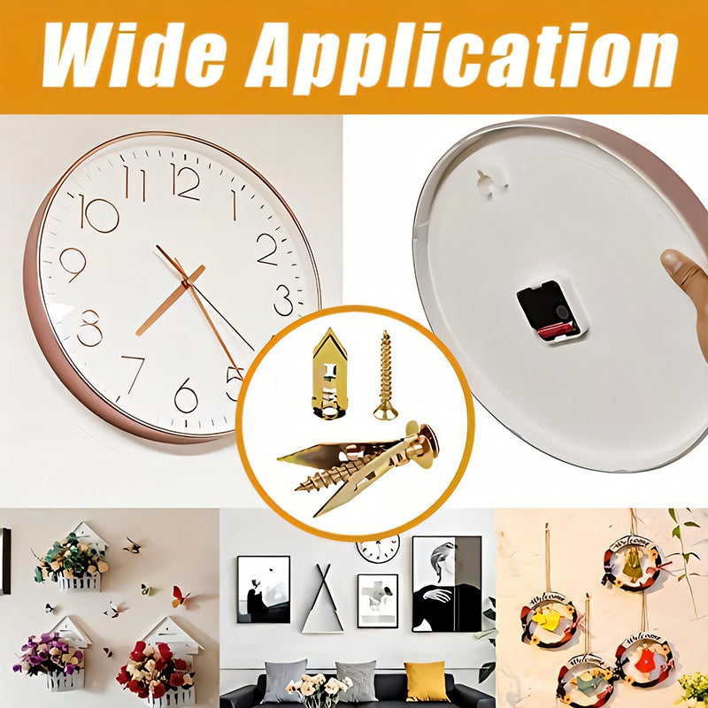 Packaging of a 100-pack drywall wall anchors and screws kit, essential home improvement gadget