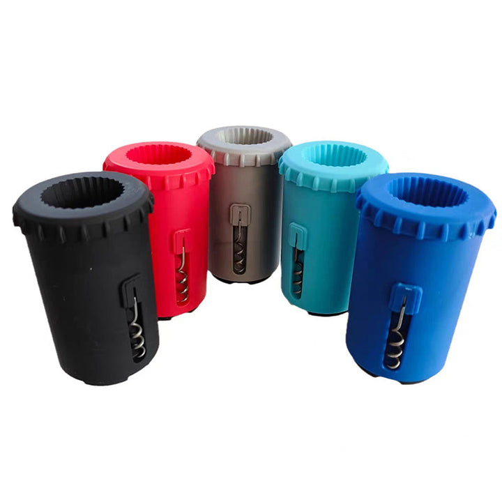 Professional push down bottle opener, barware, stainless steel kitchen gadget