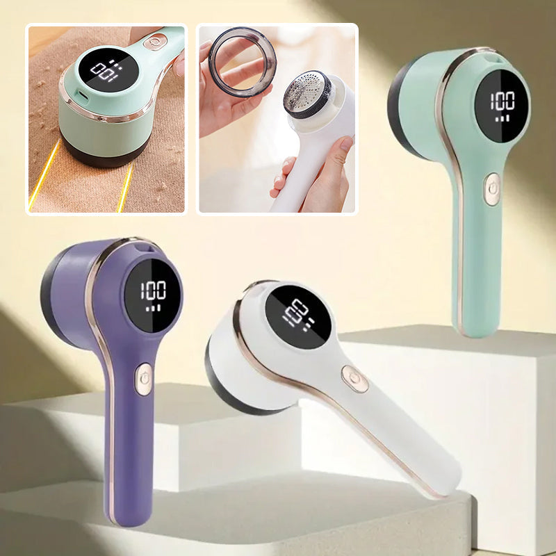 User-friendly electric lint remover, simple one-button operation for all types of fabrics