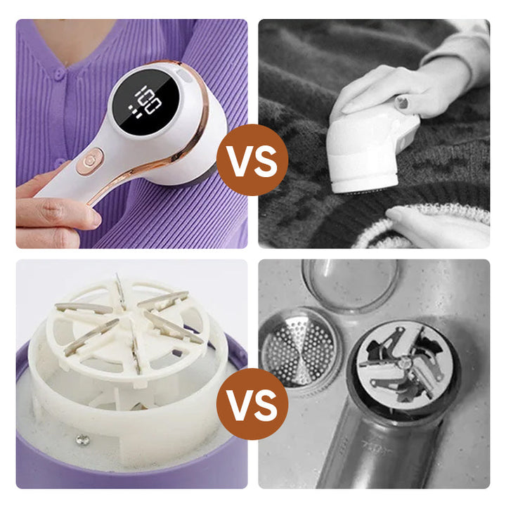 Portable electric fabric shaver for clothes, rechargeable lint remover for sweaters and upholstery