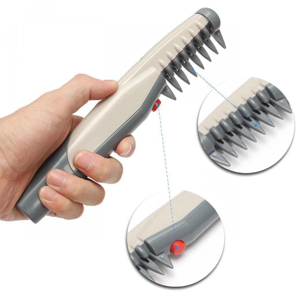 Ergonomic electric dog grooming comb, effectively detangling fur for a smooth coat
