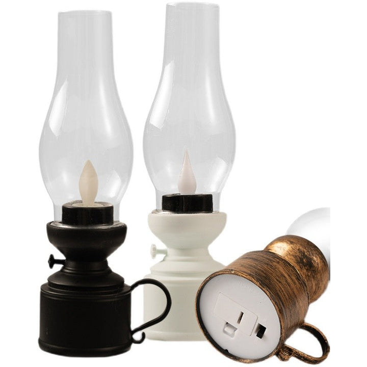 Battery operated LED oil lamp, electronic, flameless, perfect for altar