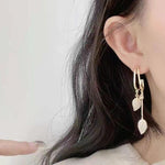Fringe Leaf Earrings