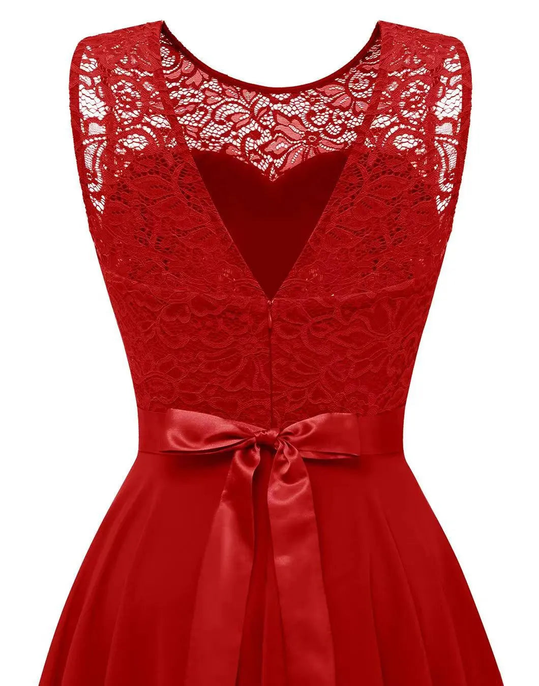 Stunning high-low cocktail dress in a vibrant color, perfect for special events