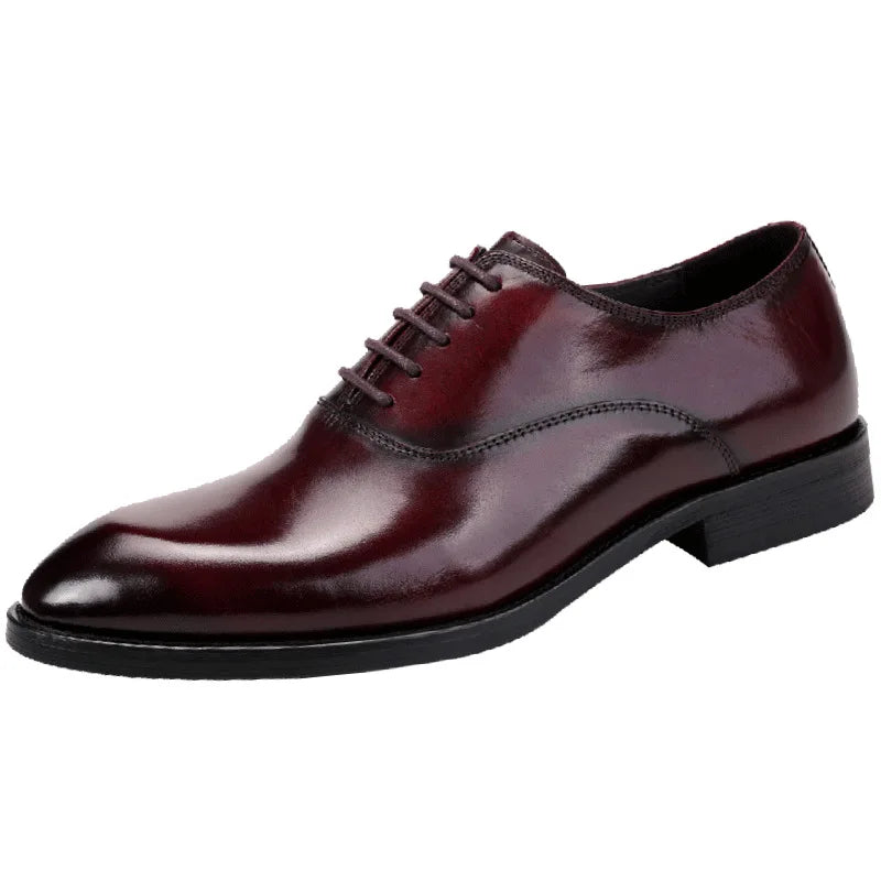 Professional men's formal Oxford dress shoes in polished leather. Perfect for business, weddings, and special occasion footwear.