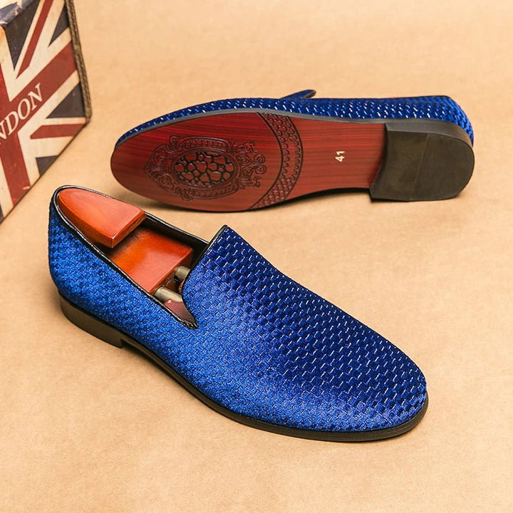 Classic men's Italian loafers. Elegant slip-on footwear, perfect for sophisticated smart casual & business fashion.