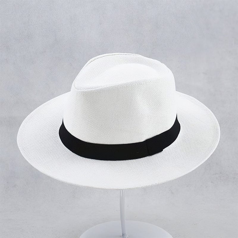 Classic men's Panama hat. Stylish summer accessory for sun protection, travel, & beach.