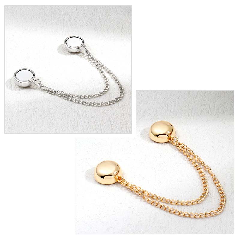 Packaging of women's magnetic clothing clips, showcasing their utility as a must-have fashion accessory.