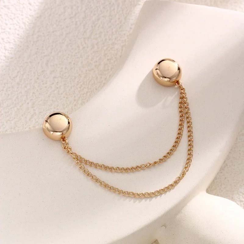 Set of magnetic fashion clips, an innovative wardrobe solution for women seeking style and convenience.