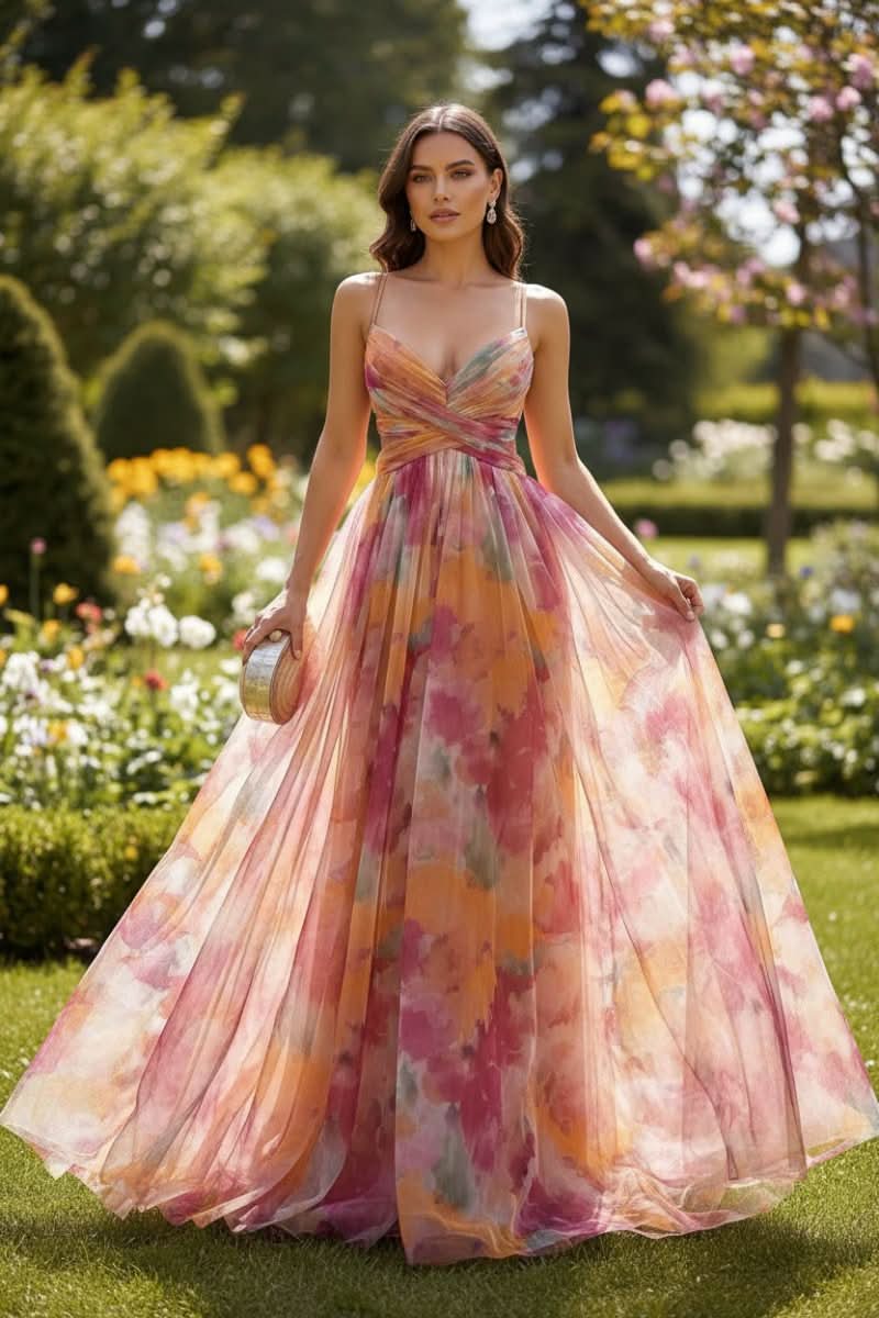 Flowy women's sleeveless maxi dress, ideal for summer, beach vacations, and resort wear.