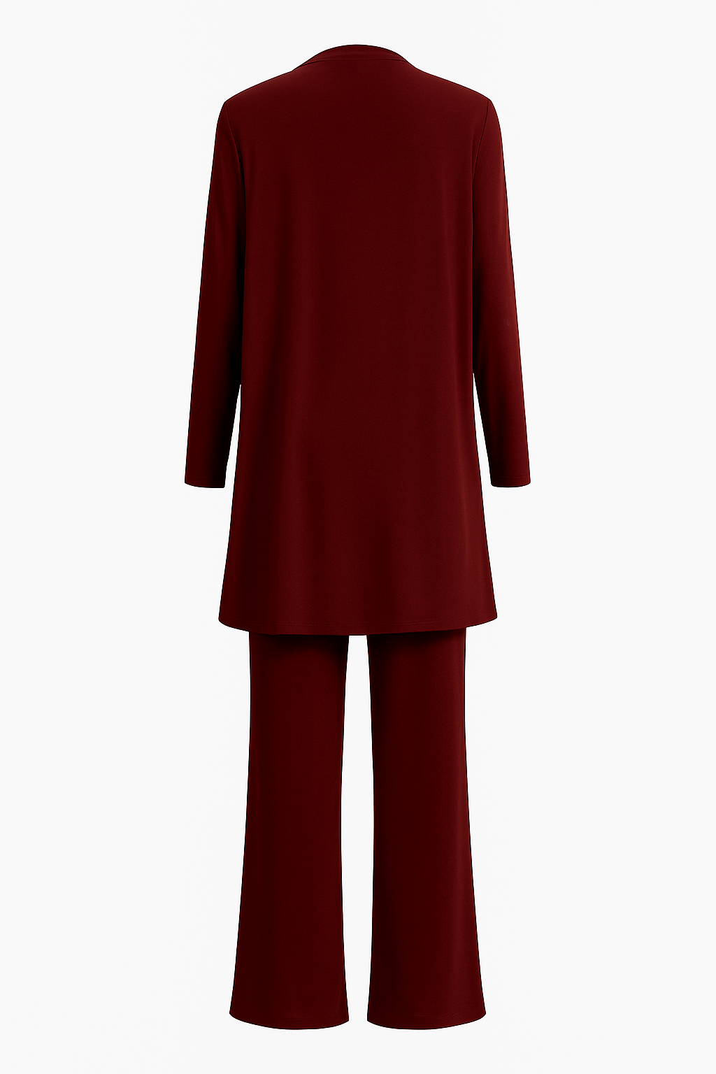 Comfortable women's 3-piece versatile outfit. Chic pants suit for elegant fashion & business casual occasions.