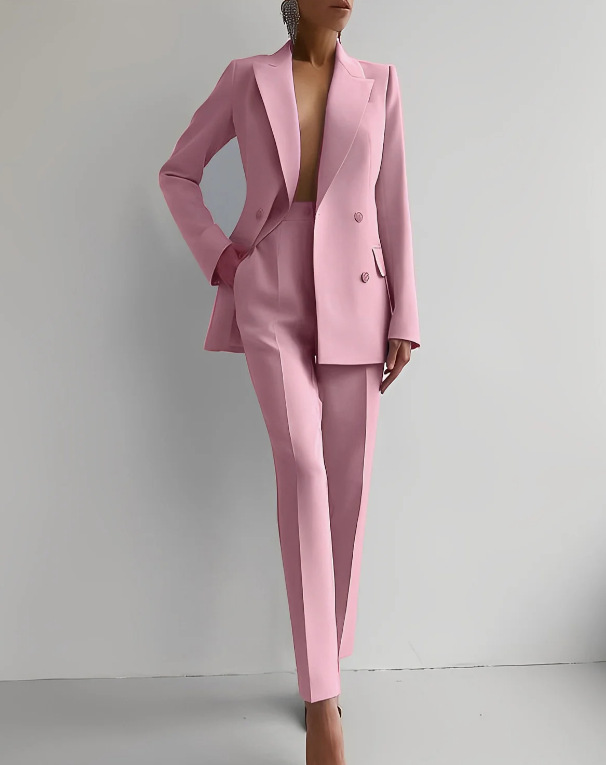 Tailored women's business suit, professional office wear & elegant two-piece set for modern women.