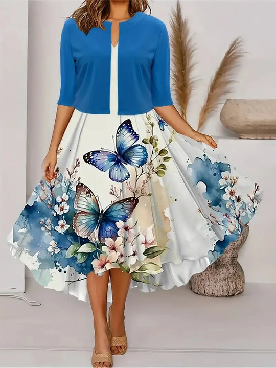 New women's long dress, offering timeless style and comfortable wear for any event.