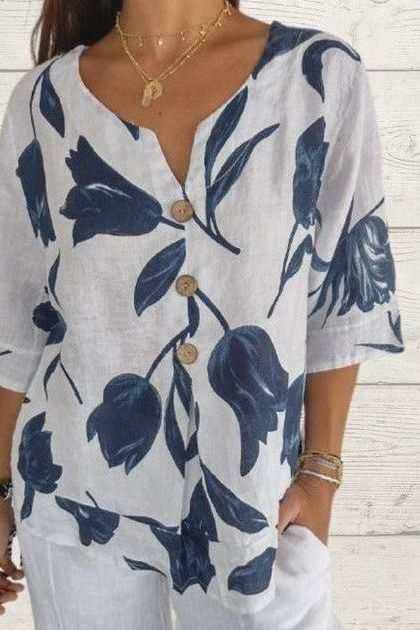 Elegant women's long sleeve blouse, perfect for work or a polished casual look. Sophisticated ladies apparel.