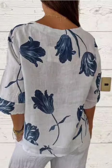 Women's versatile long sleeve blouse, an elegant top for professional settings & chic casual fashion.