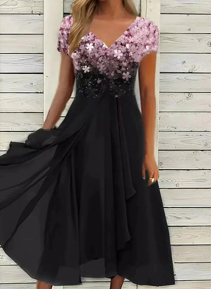 Elegant women's versatile maxi dress. Perfect glamorous evening gown for parties, special occasions, and chic events.