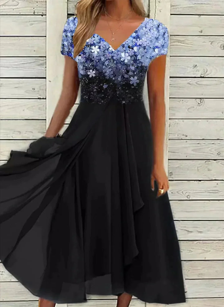 Chic women's elegant maxi dress. Versatile fashion evening gown, perfect for glamorous parties & special occasions.