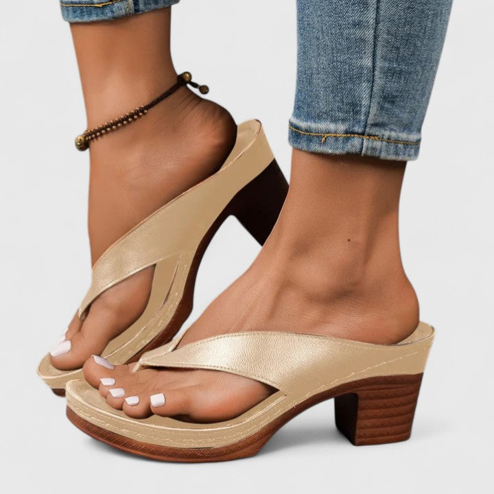 Sophisticated women's comfort heels. Orthopedic support, arch support, & stable walk. Ideal for elegant, all-day wear.