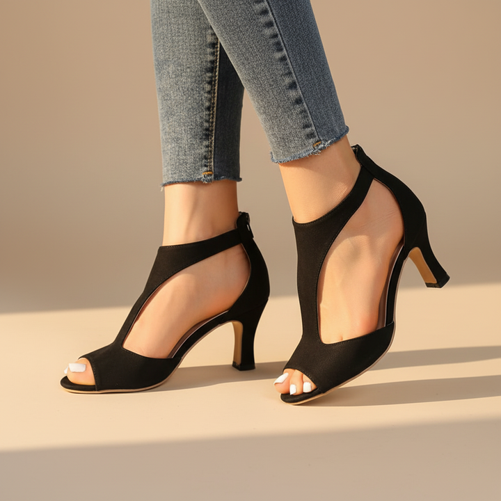 Supportive orthopedic dress heels for women, offering all-day comfort & elegant style.