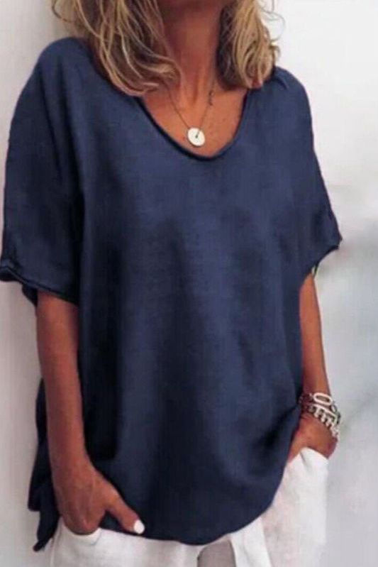 Comfortable & elegant women's printed long sleeve blouse. A sophisticated, stylish top for versatile everyday fashion.