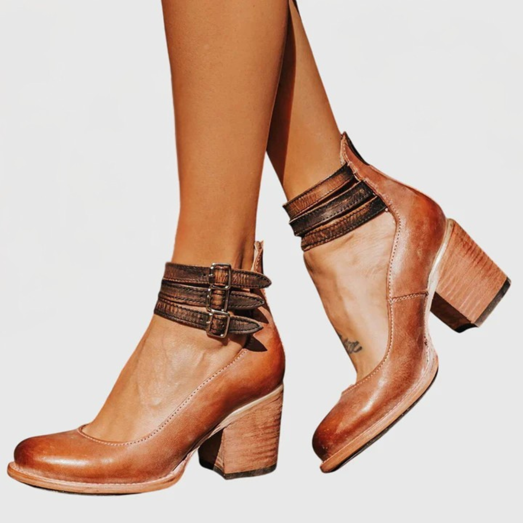 Women's elegant open-toe comfort sandals. Stylish, versatile footwear for summer & all-day wear.