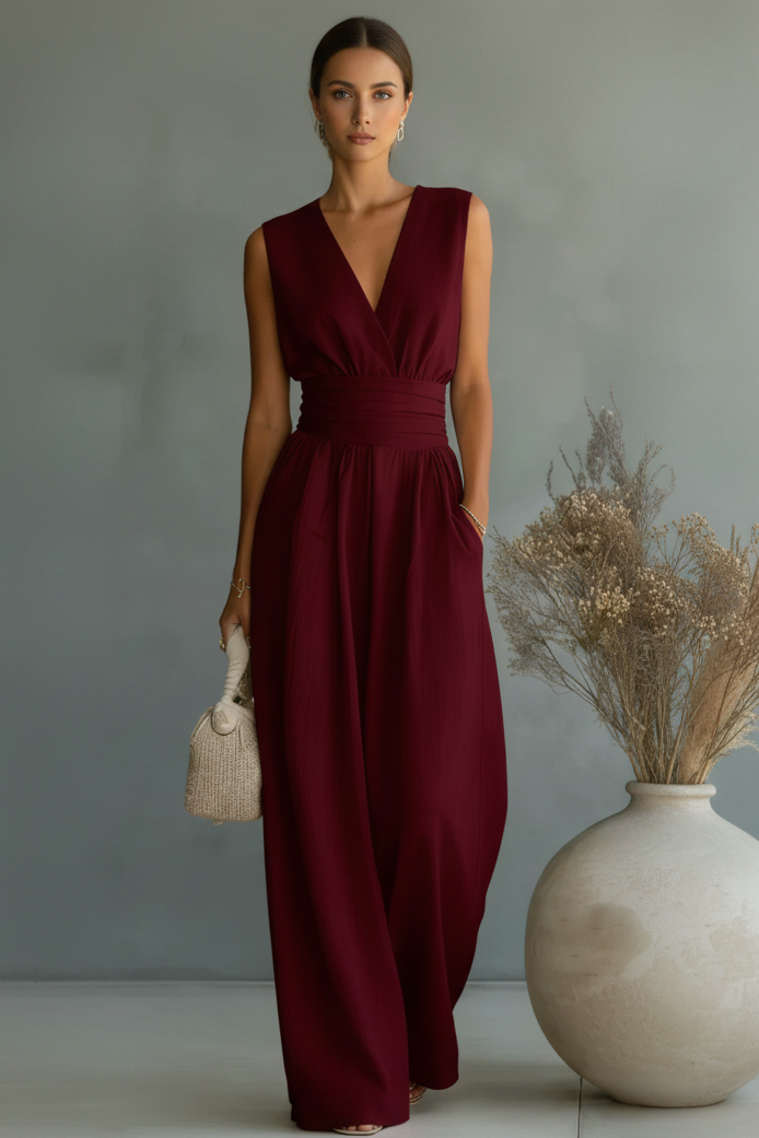 Modern women's sleek cross waist duo set in white, ideal for elegant business casual or contemporary professional wear.