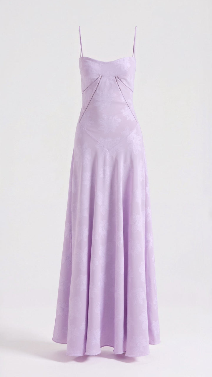 Stunning women's sleeveless formal slip maxi dress, perfect for any wedding guest