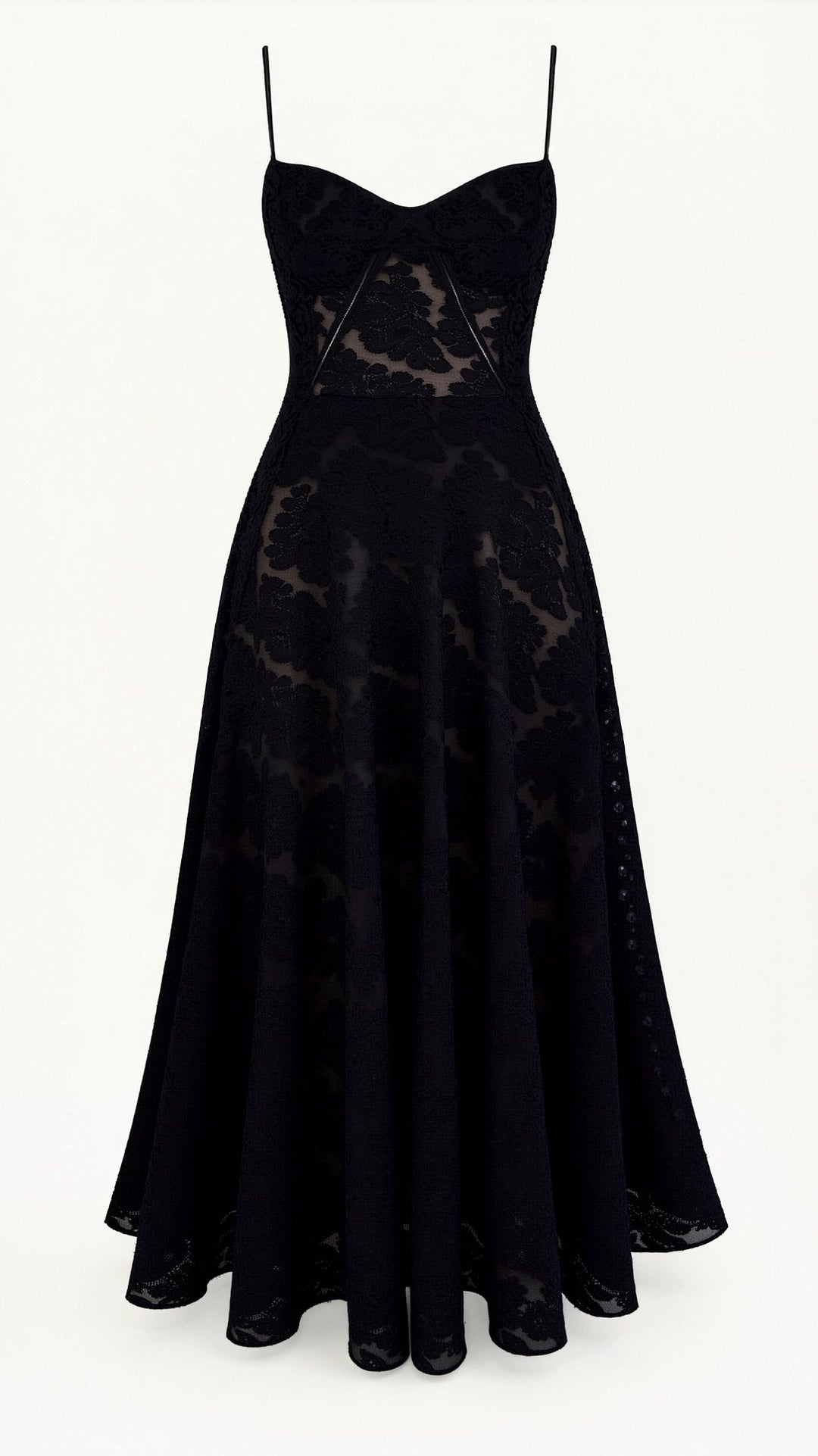 Graceful women's wedding guest slip maxi dress, embodying timeless elegance