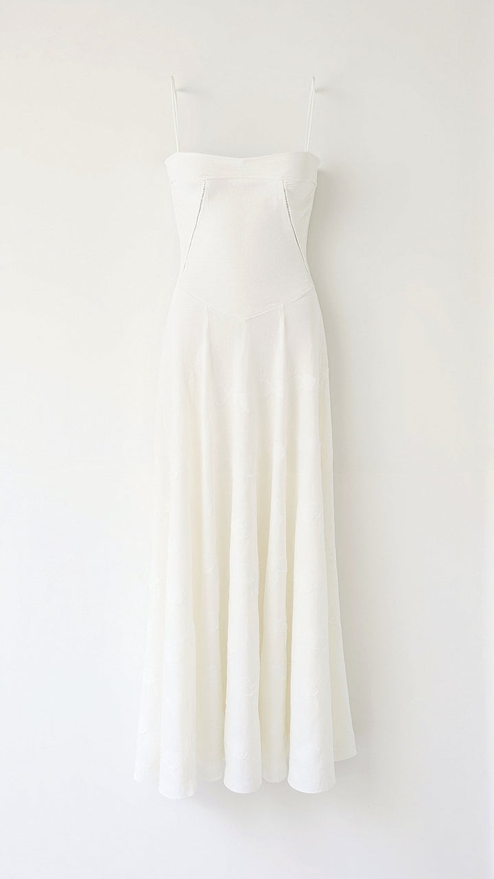 Sophisticated women's formal slip maxi dress, great for evening events & wedding receptions