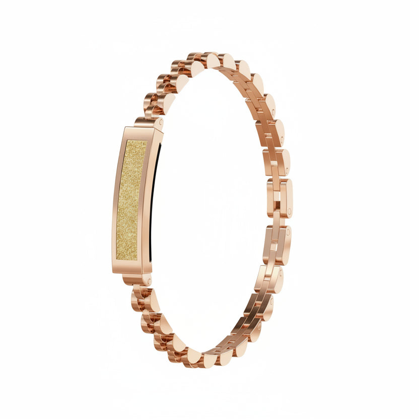 Women's elegant smart bracelet. Health monitor & activity tracker with multi-sport modes for women's fitness.