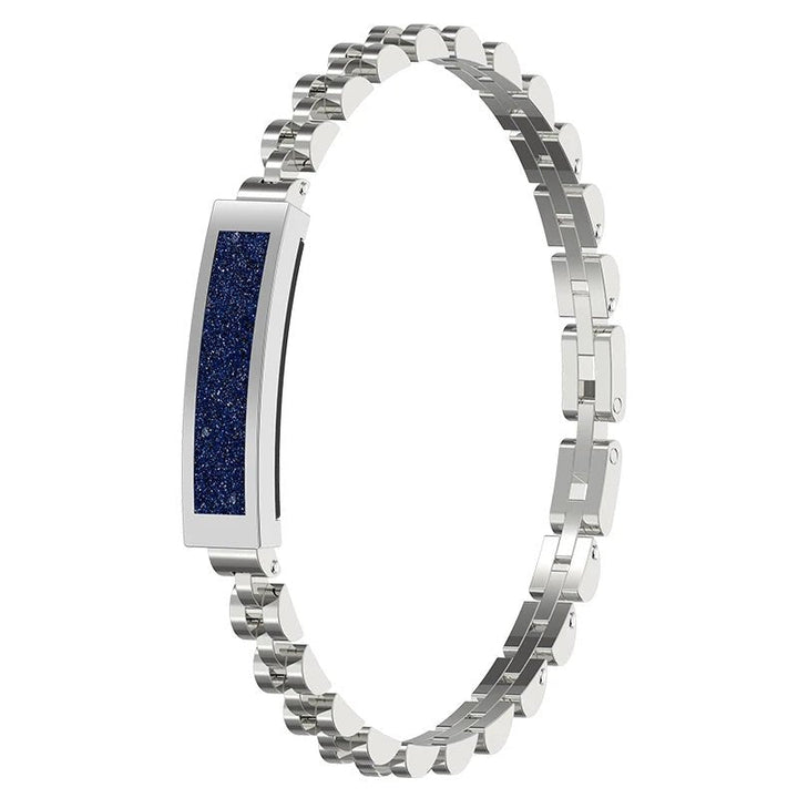 Elegant women's wearable tech smart bracelet. Fitness & health monitor, activity tracker, personal tech accessory.
