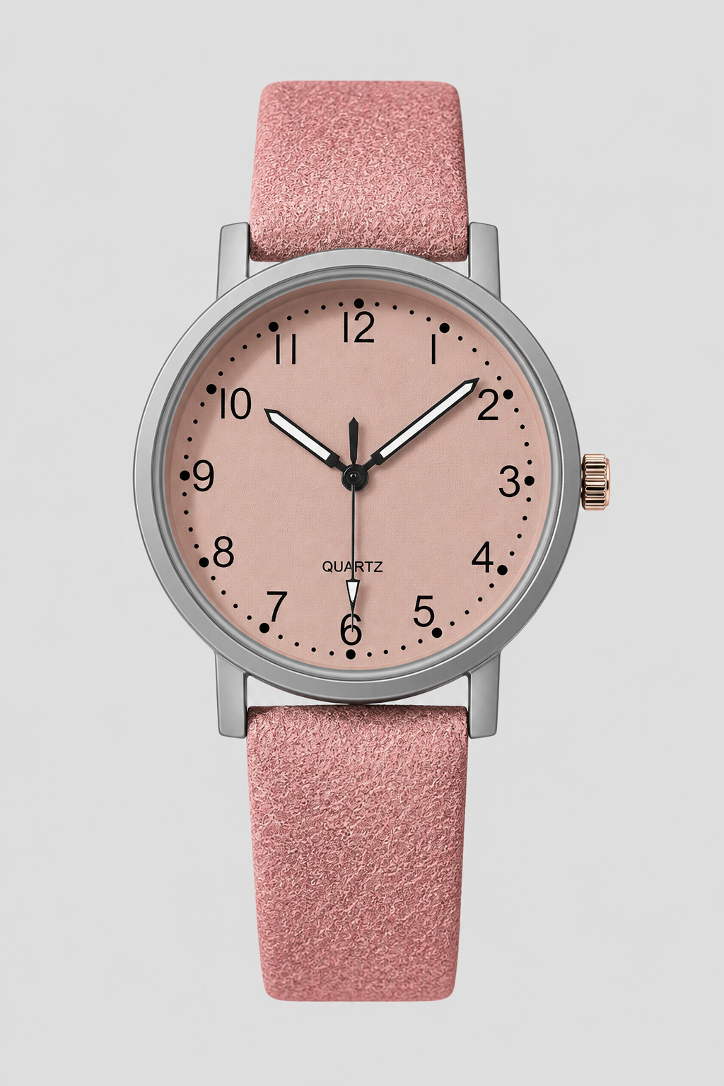 Comfortable women's vintage watch featuring a genuine leather strap. Stylish everyday fashion accessory for her.