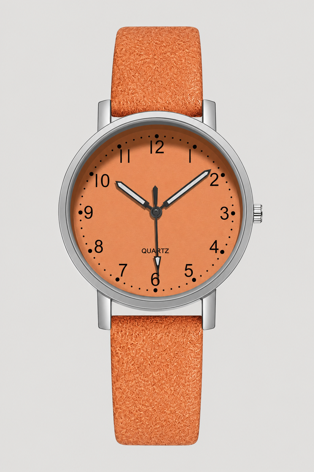 Fashionable women's vintage watch, an elegant wrist accessory with a classic leather strap for her style.