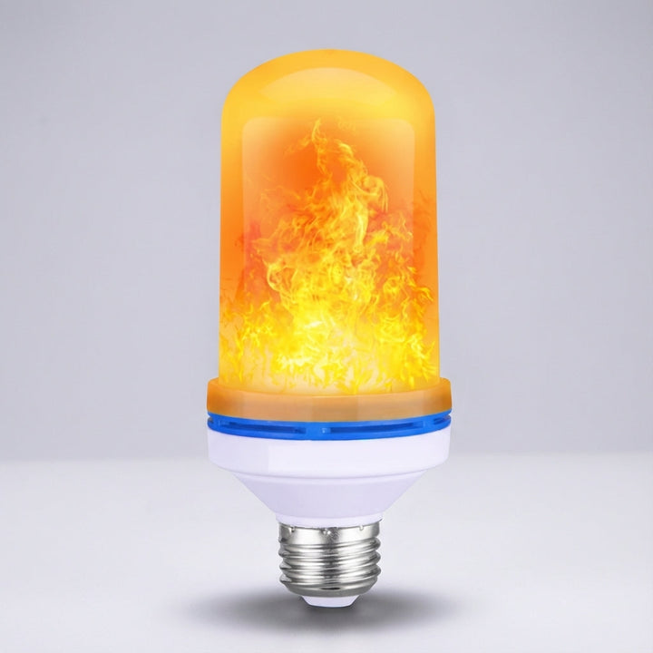 Multi-mode Emberelle electric flame LED bulb. Provides adjustable, ambient lighting for a unique home decor.