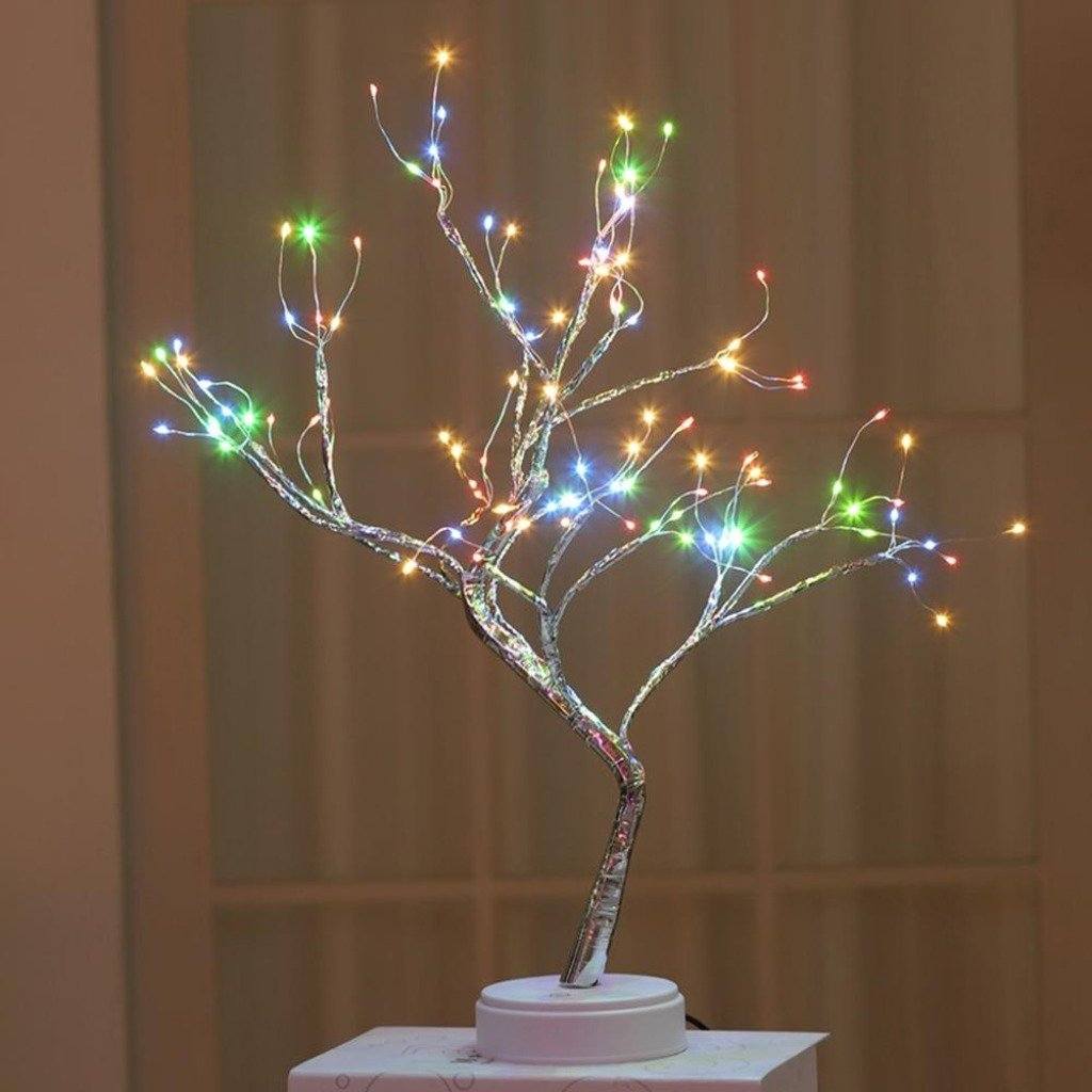Elegant LED Bonsai Tree Lamp, ideal for creating a cozy atmosphere with soft, dimmable lighting