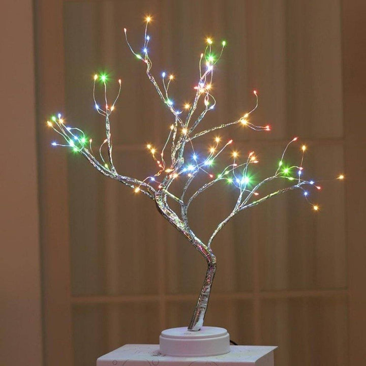 Elegant LED Bonsai Tree Lamp, ideal for creating a cozy atmosphere with soft, dimmable lighting