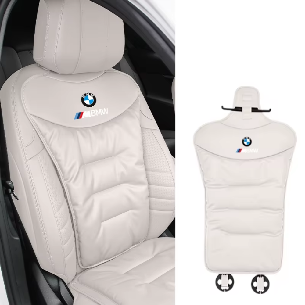 Posture correcting car back support cushion to relieve back pain and enhance driving health.