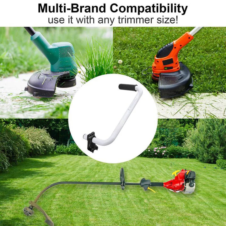 Universal fit aluminum trimmer handle, an essential garden tool accessory for enhanced grip