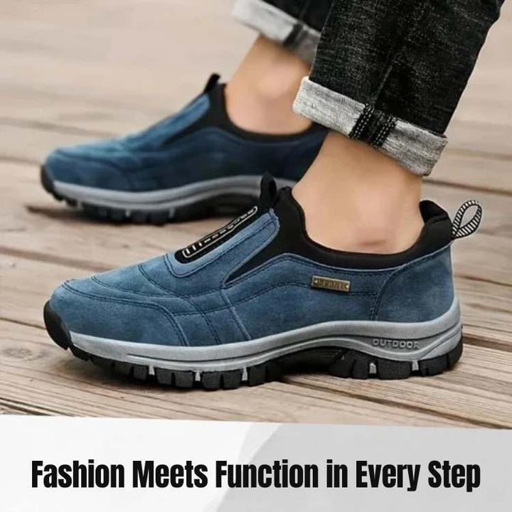 Comfortable orthopedic walking shoes for daily wear. Provides excellent foot support & pain relief for men & women.