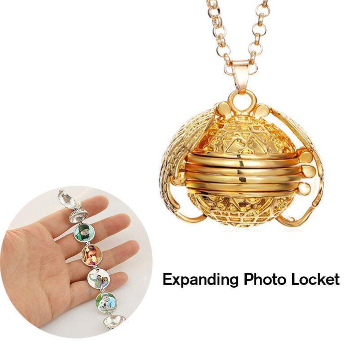 Angel wing locket for photos, a cherished keepsake and a stylish accessory for women.