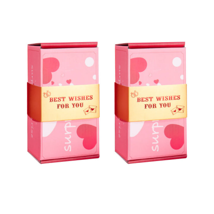 Exploding Surprise Gift Box in motion, with cubes scattering outward in a fun display.
