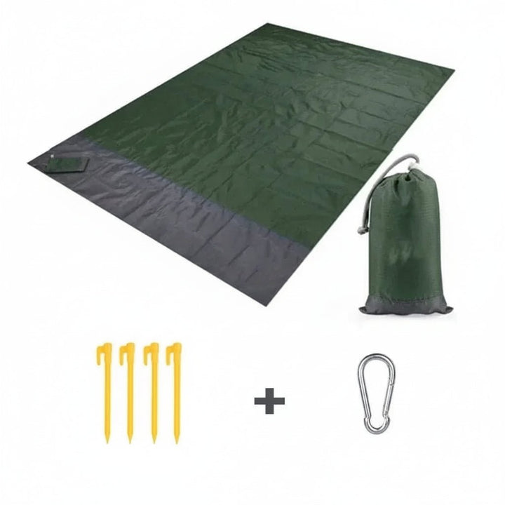 Unisex extra large waterproof beach blanket, versatile as a picnic mat & camping gear.