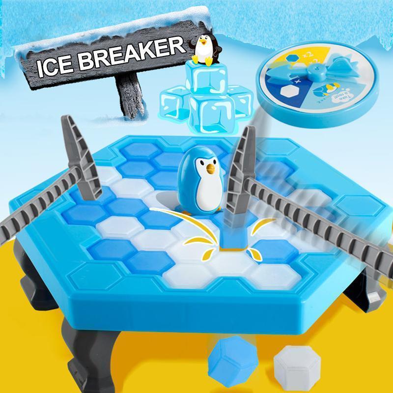 Family Fun Penguin Ice Breaker Game for kids, a popular board game for family entertainment.