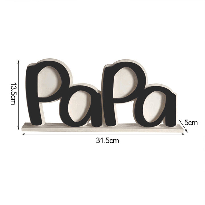 High-quality acrylic picture frame, perfect for Father's Day photo display and unique home decor gift.