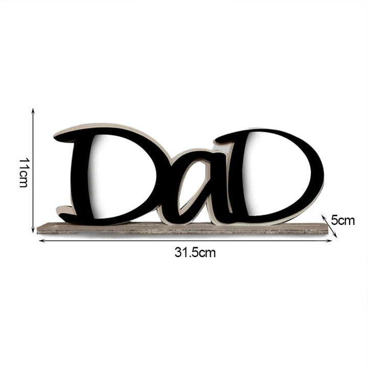 Father's Day keepsake: a beautiful acrylic photo frame, personalized for dad's special memories.